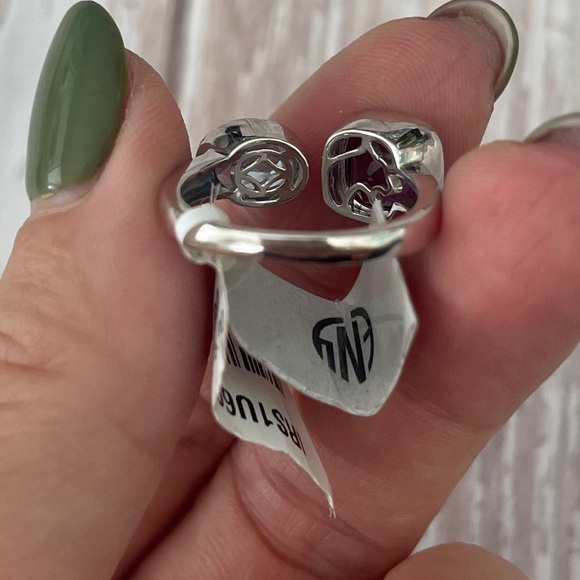 New, Authentic EFFY
Sterling Silver, Blue Topaz & Amethyst Open Ring Sz 7 - Picture 7 of 17